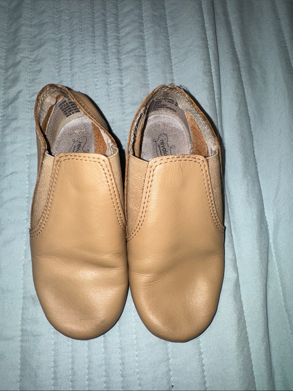 Tan Jazz Dance Shoes Size 1.0AD
